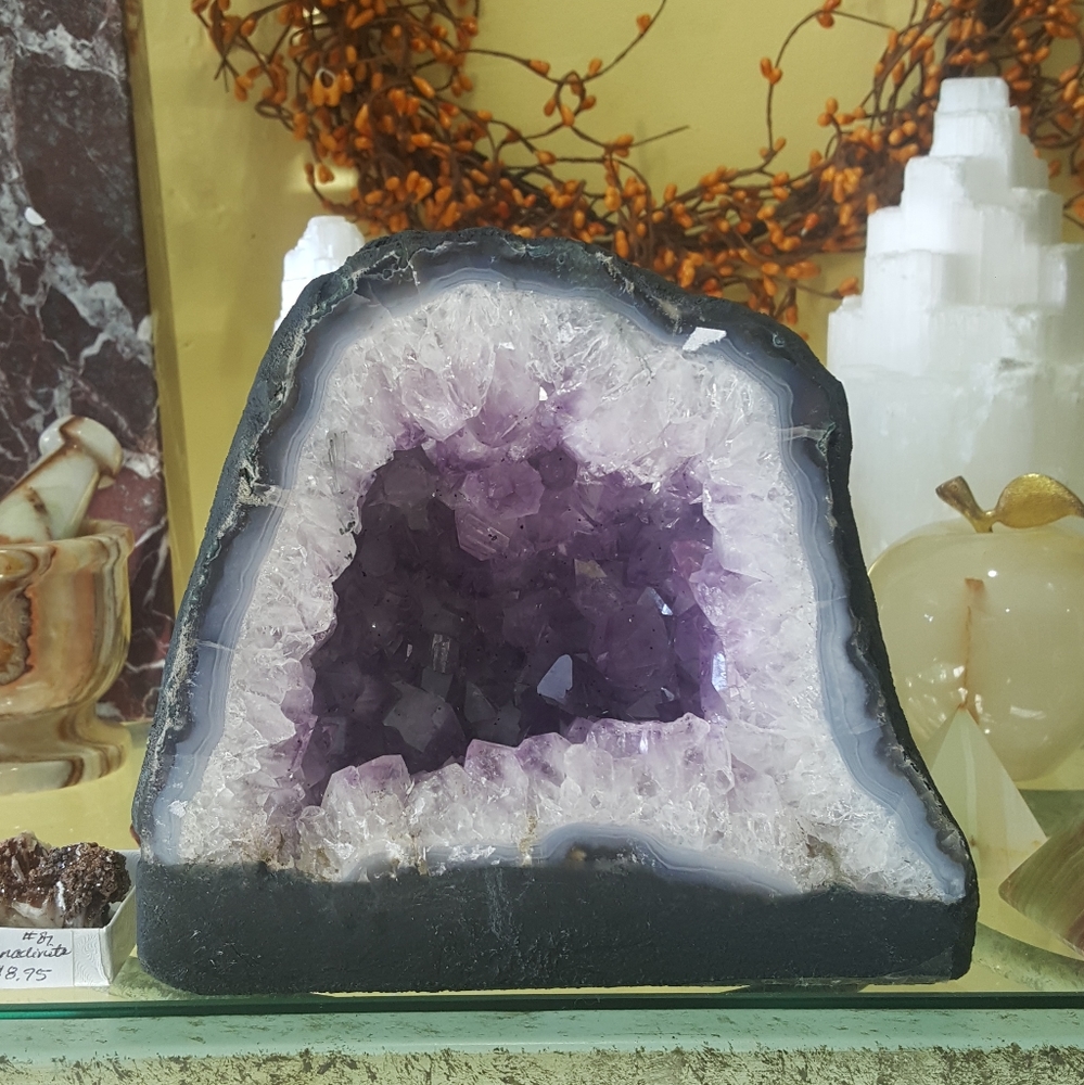 Gorgeous Amethyst Crystal Raw Geode